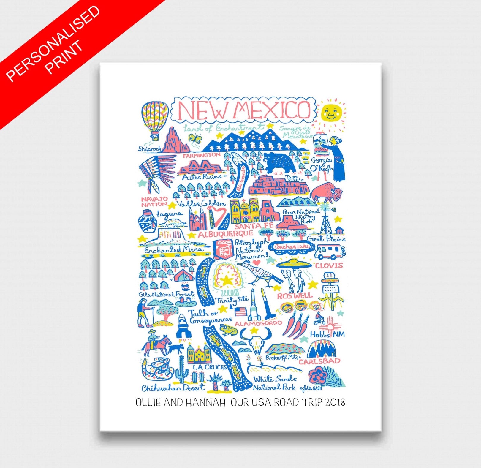 New Mexico Art Print - Julia Gash