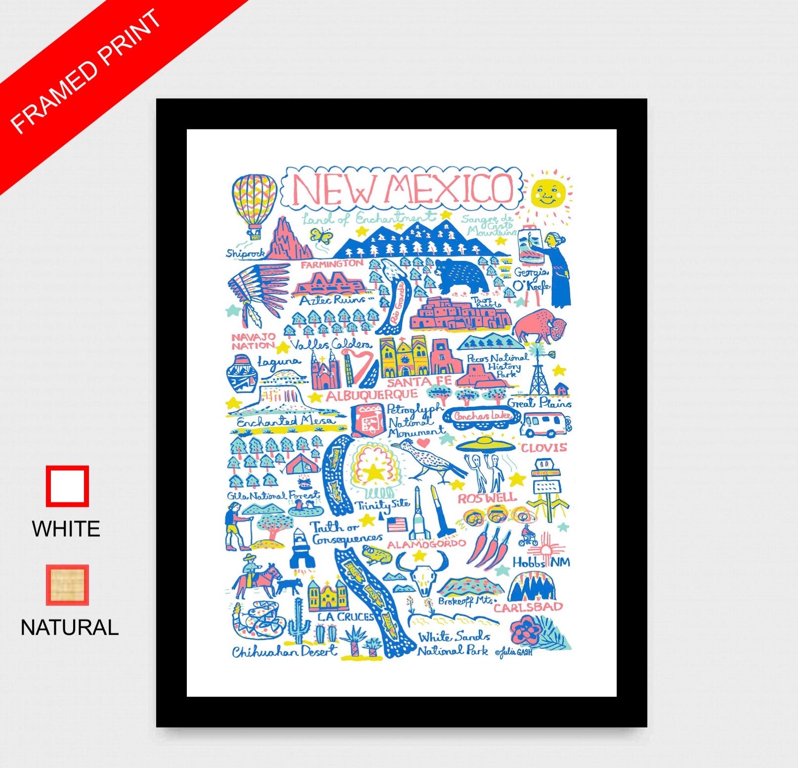 New Mexico Art Print - Julia Gash