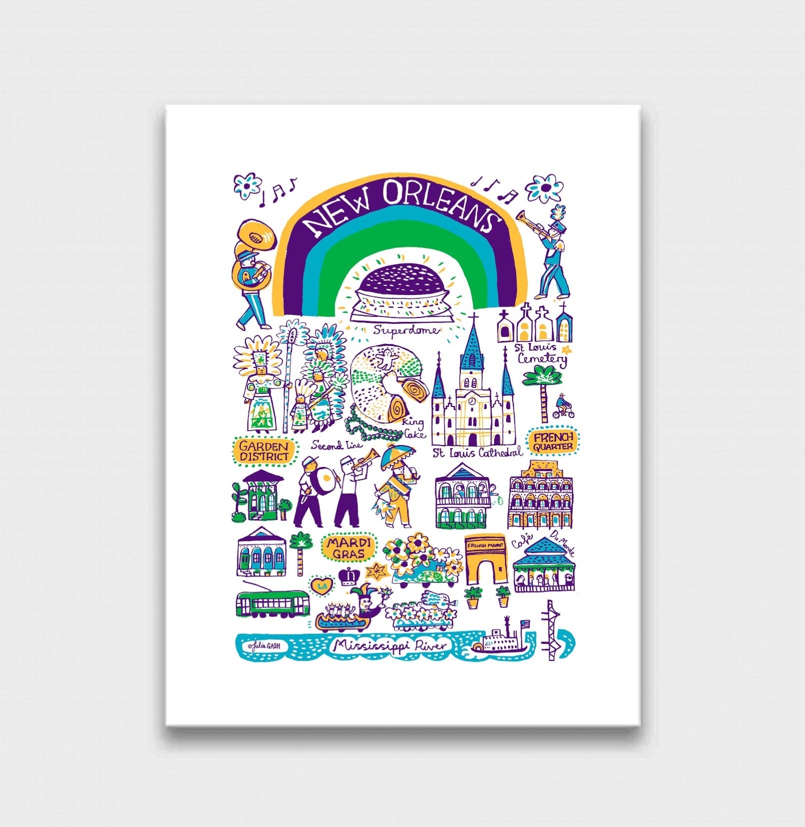 New Orleans Art Print - Julia Gash