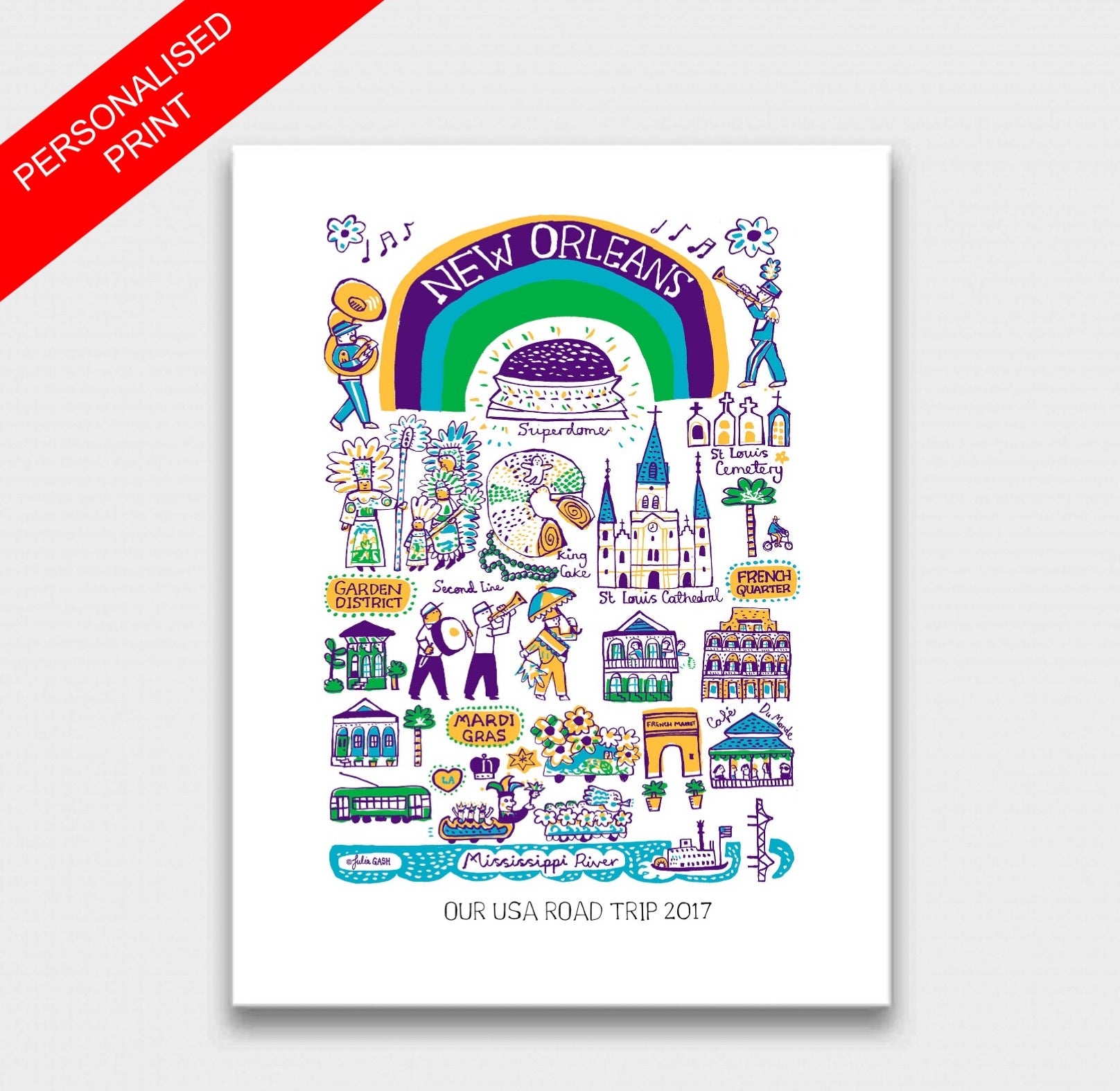 New Orleans Art Print - Julia Gash