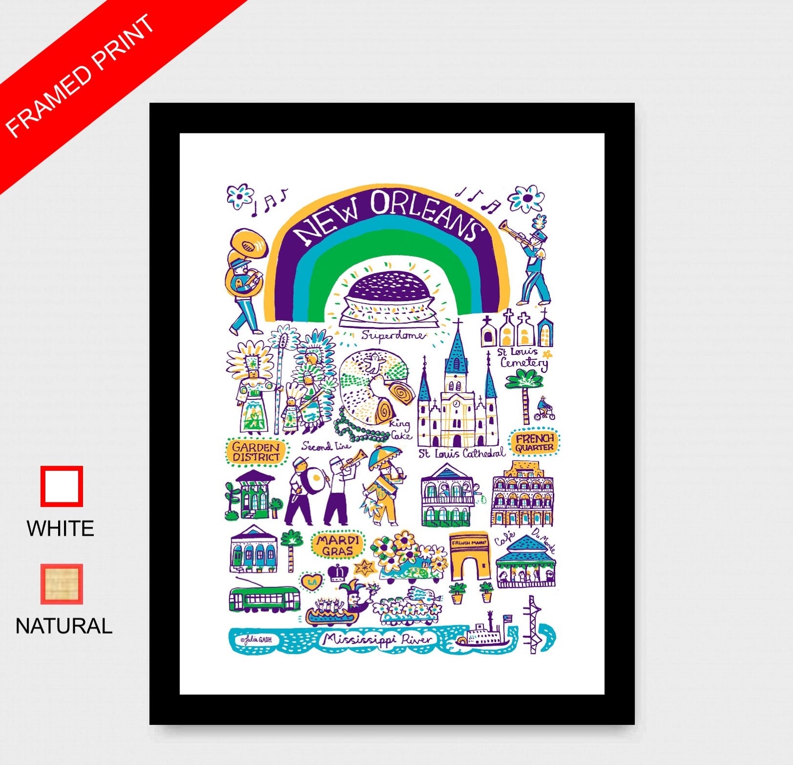New Orleans Art Print - Julia Gash