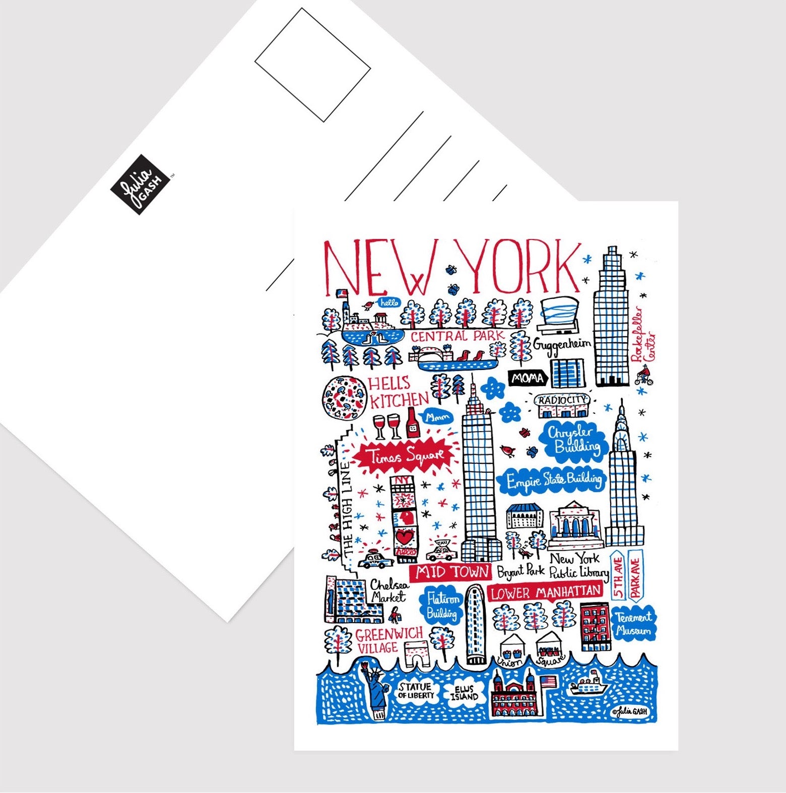 New York Postcard - Julia Gash