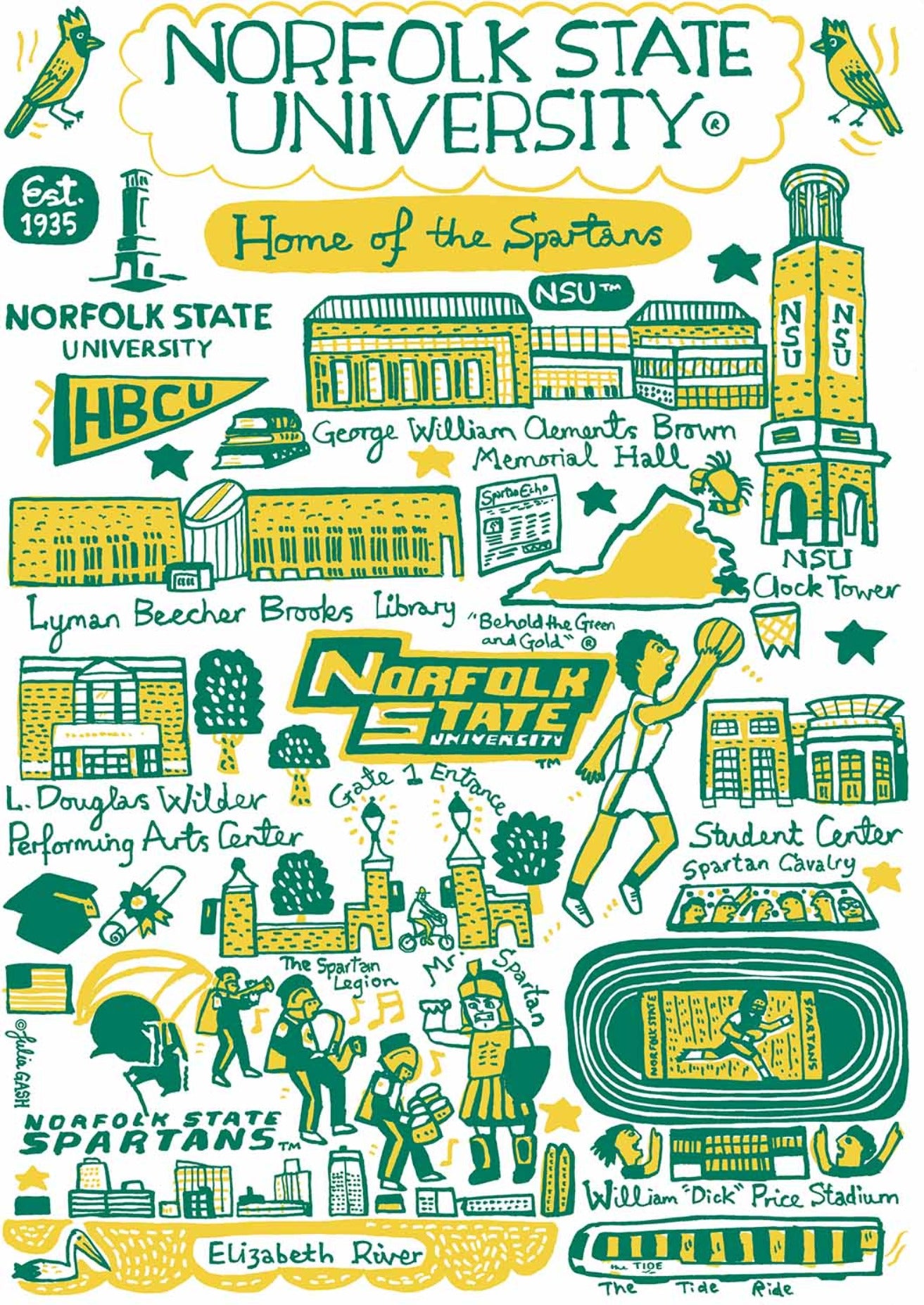 Norfolk State University by Julia Gash