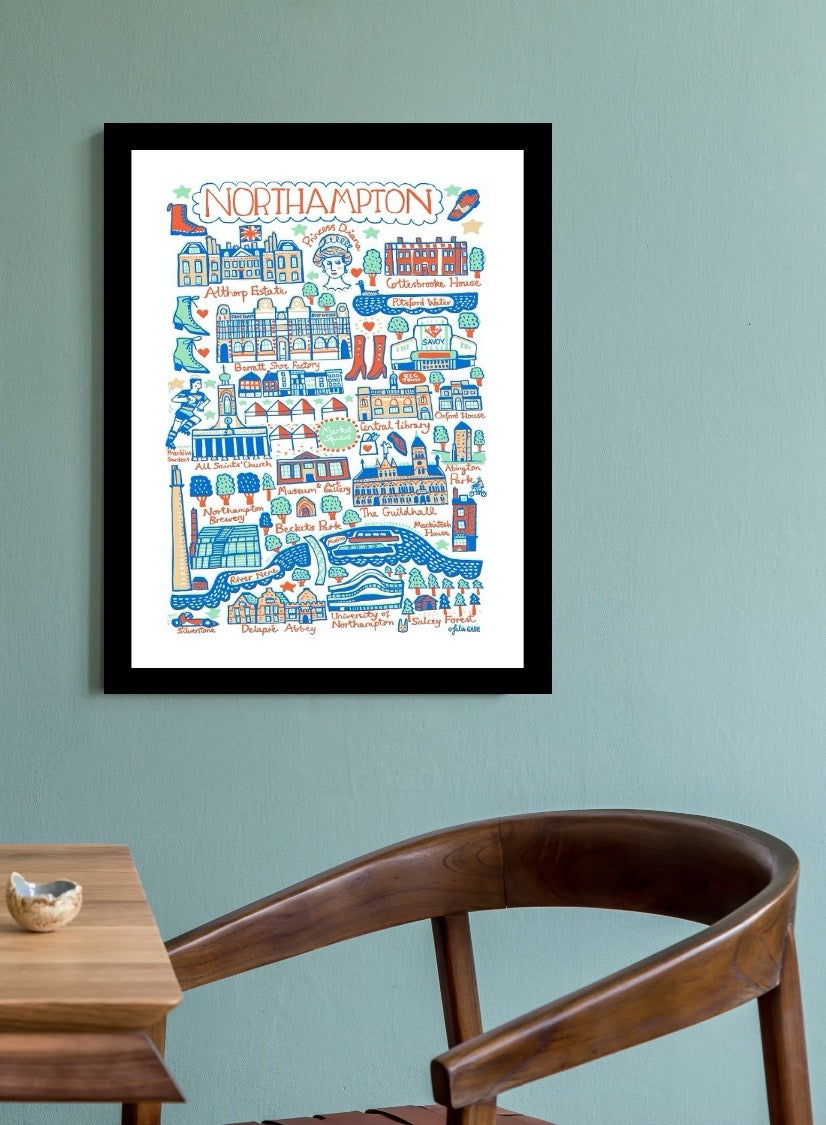 Northampton - Art Print by Julia Gash