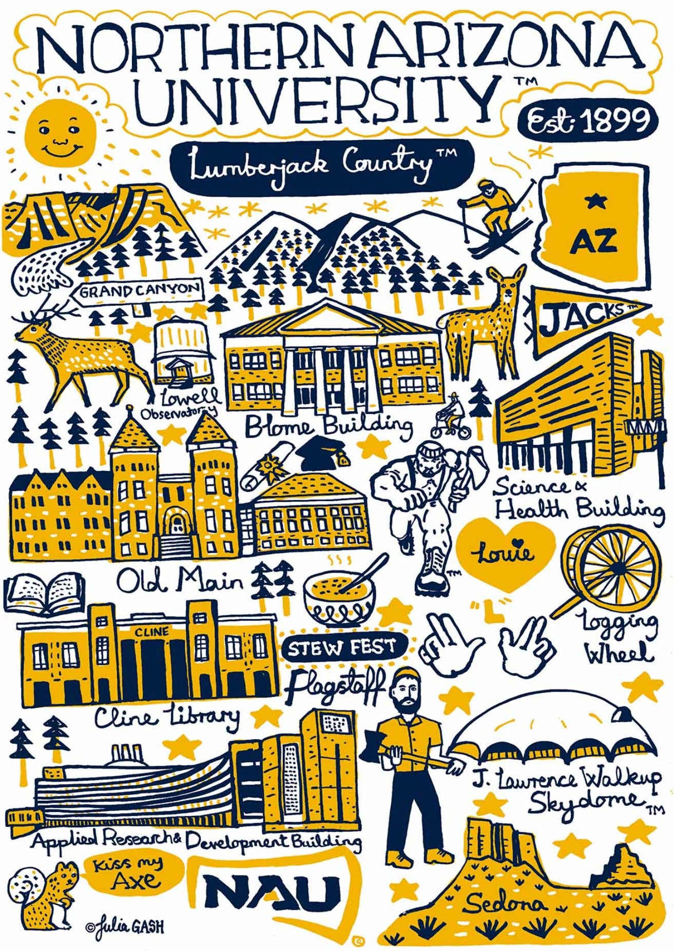 University of Northern Arizona by Julia Gash