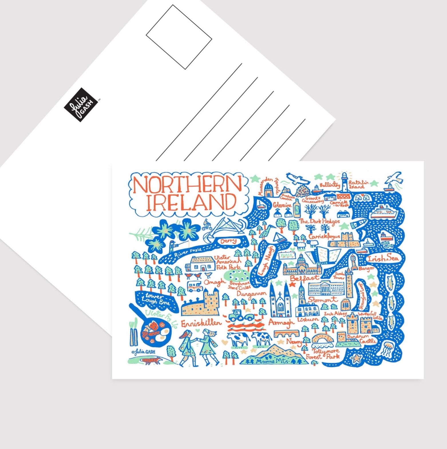 Northern Ireland Postcard - Julia Gash