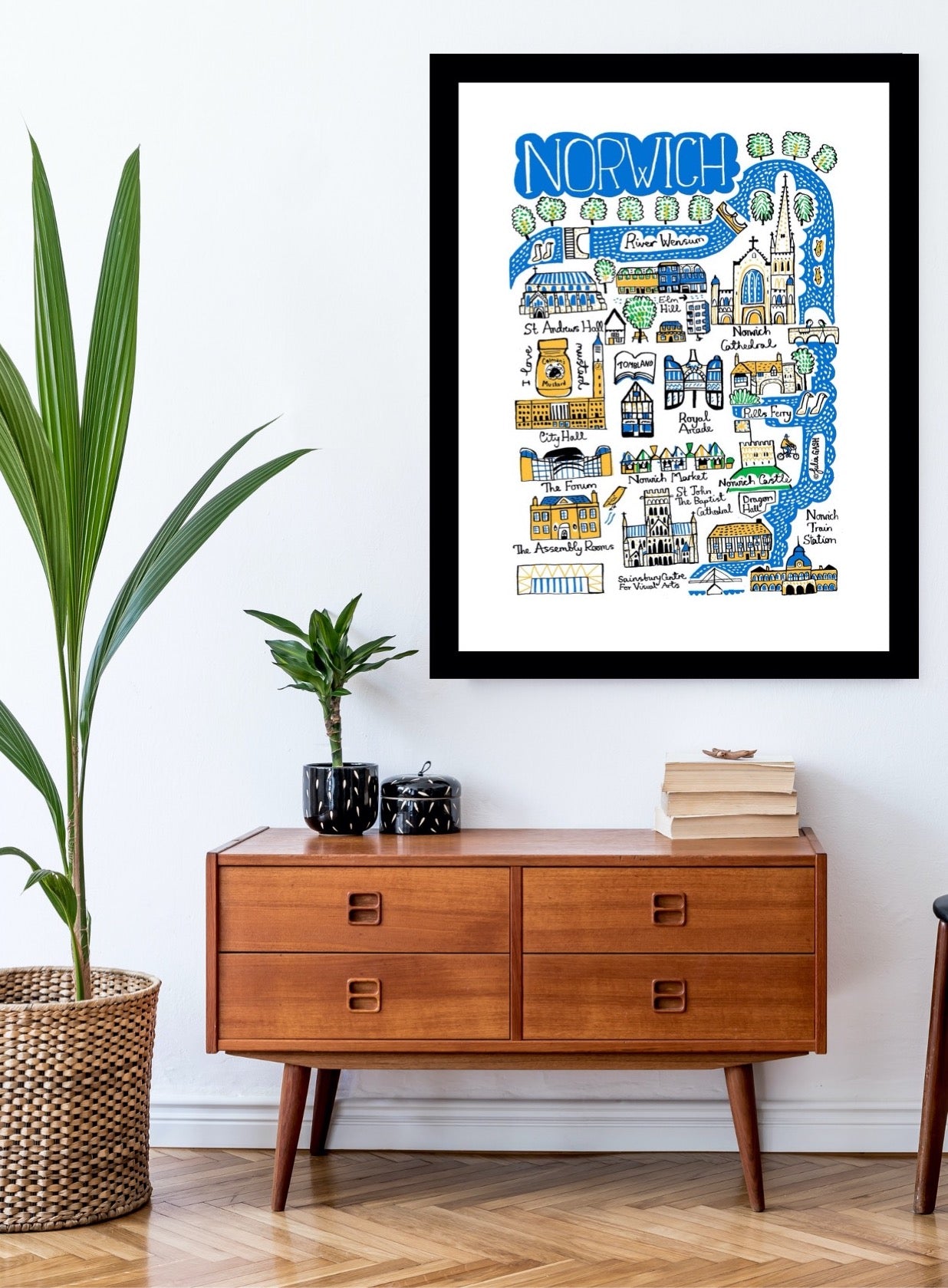 Norwich Art Print - Julia Gash