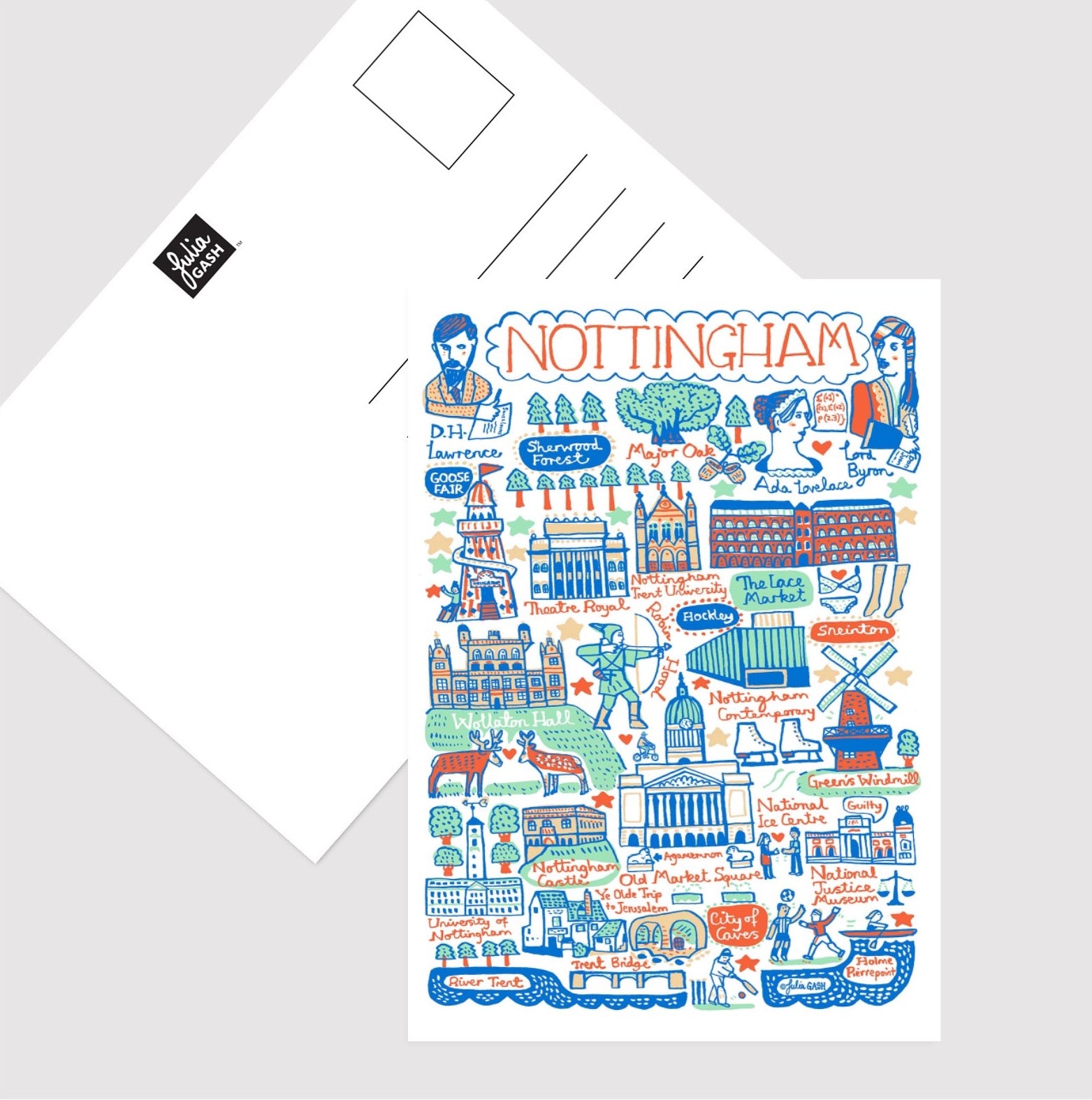 Nottingham Postcard - Julia Gash