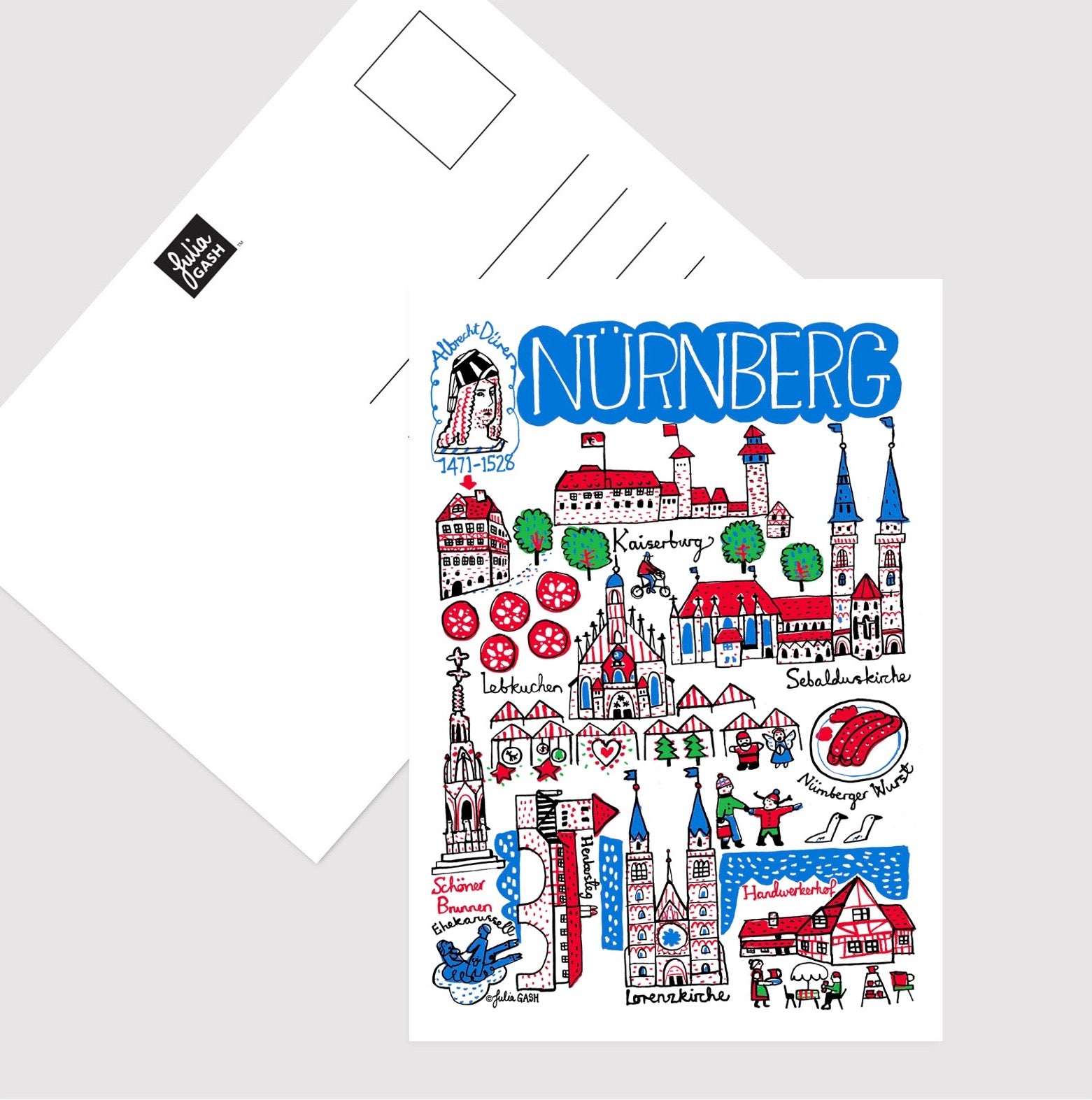 Nurnberg Postcard - Julia Gash