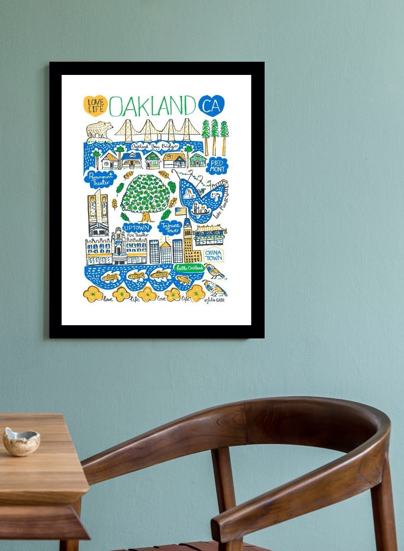 Oakland Art Print by Julia Gash