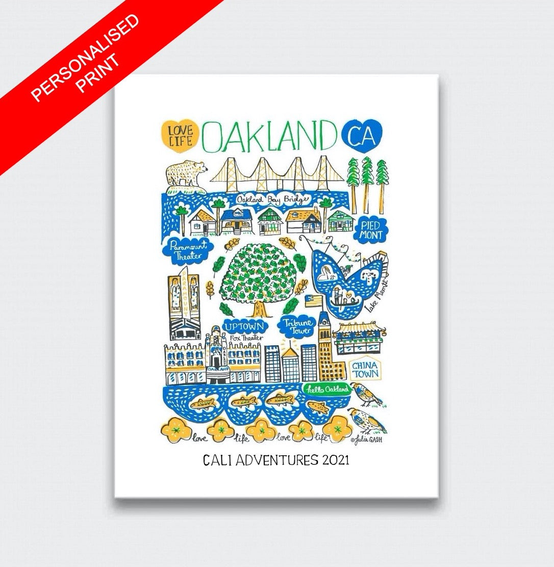 Oakland Art Print by Julia Gash