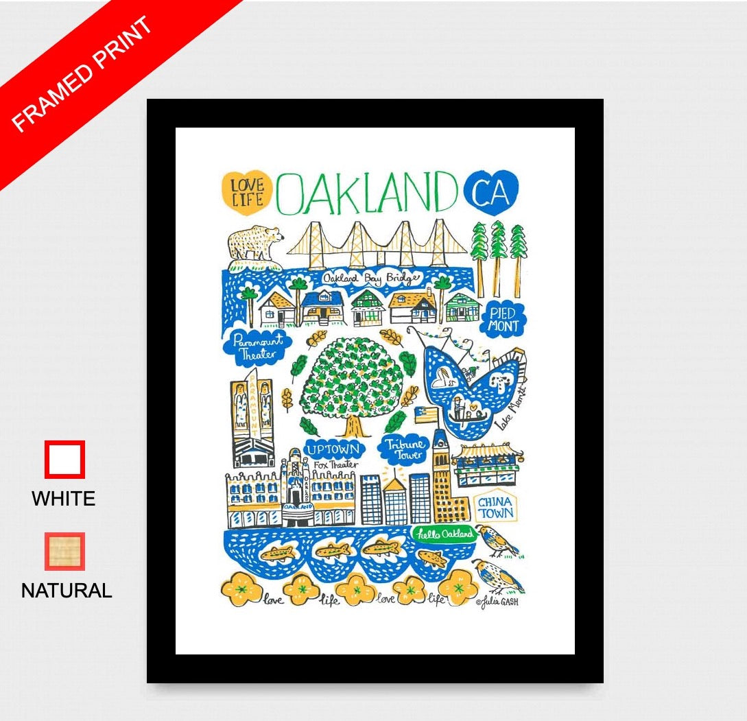 Oakland Art Print by Julia Gash