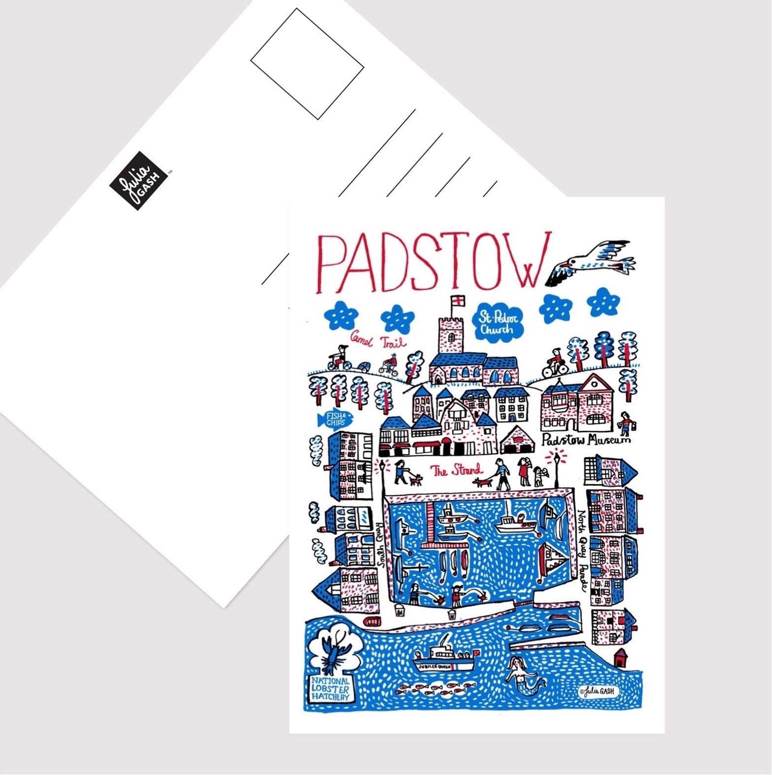 Padstow Postcard - Julia Gash