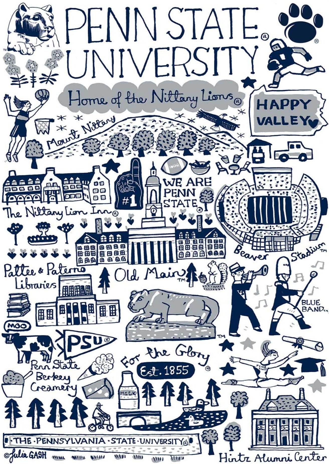 Penn State Uni by Julia Gash