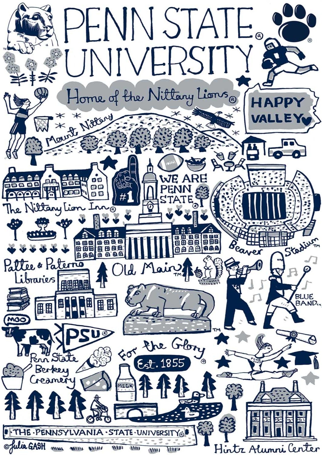 Penn State Uni by Julia Gash