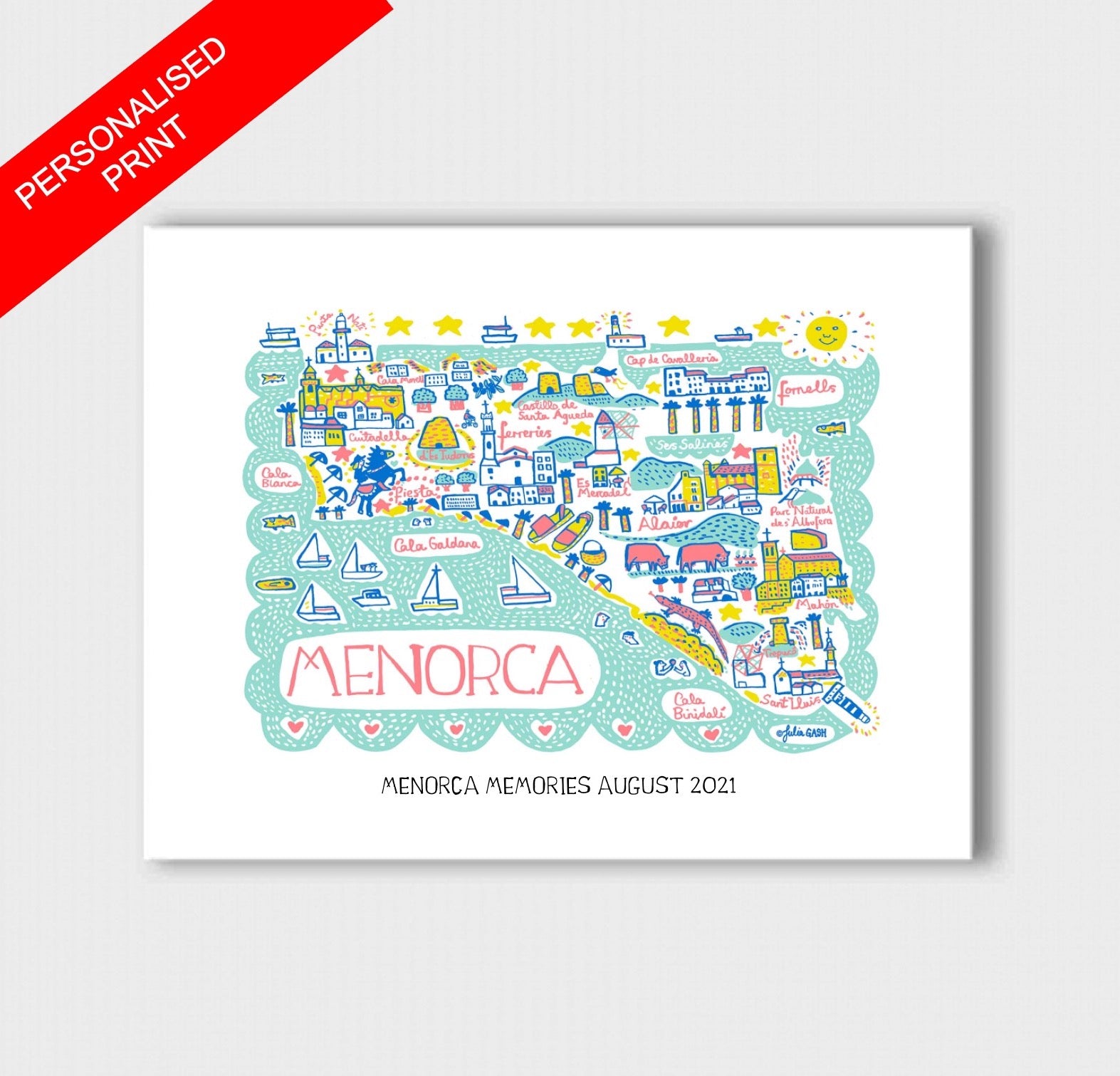 Menorca Art Print - Julia Gash