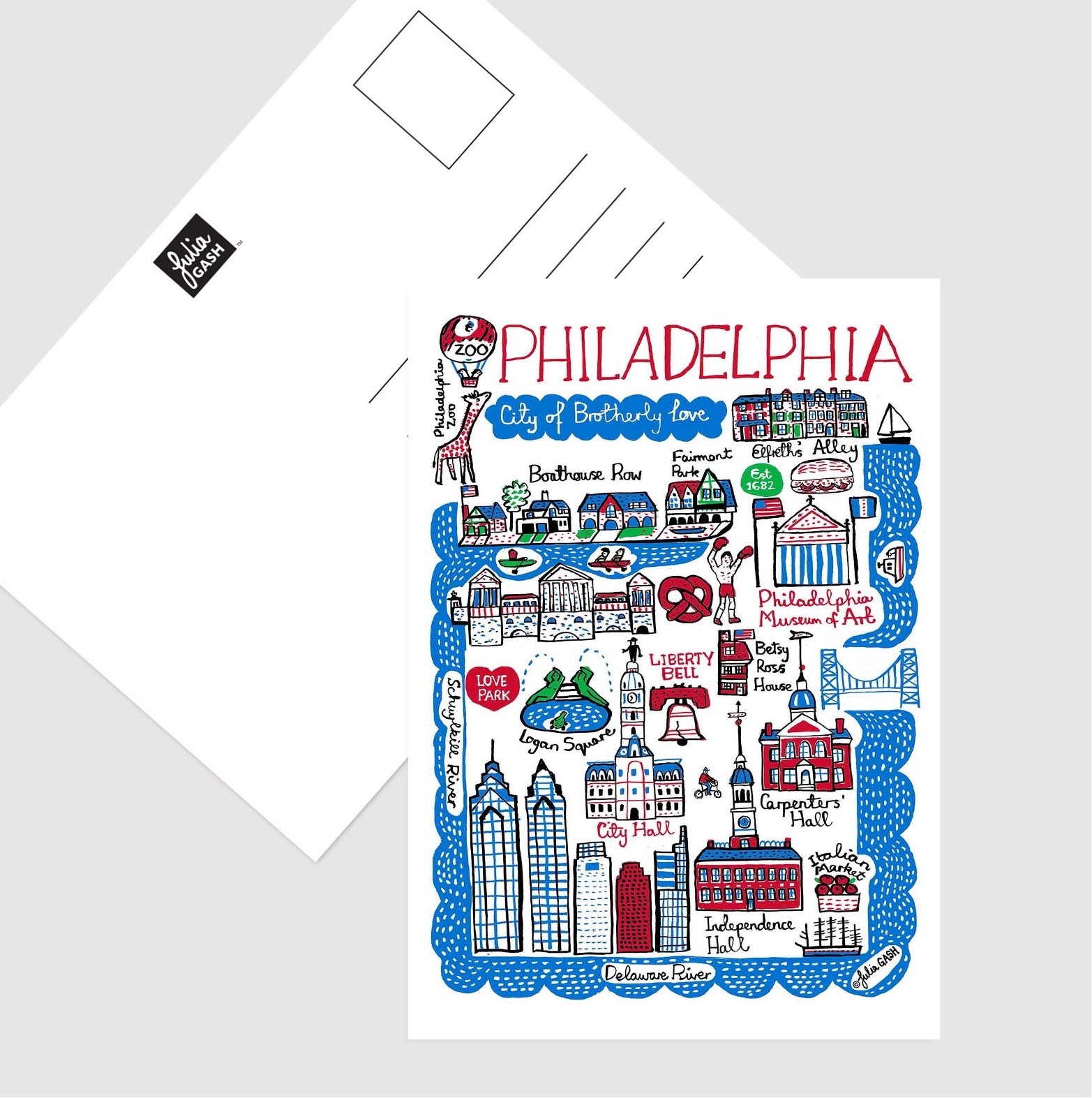 Philadelphia Postcard - Julia Gash