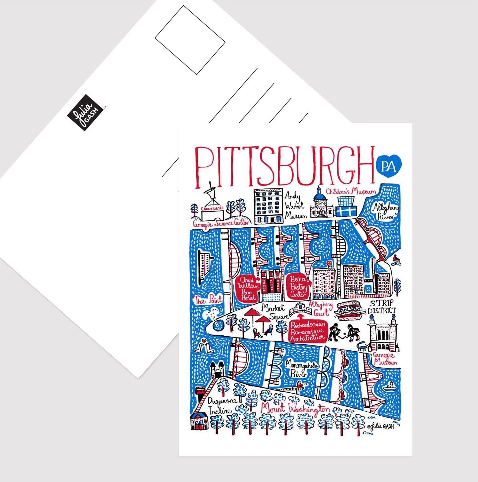 Pittsburgh Postcard - Julia Gash