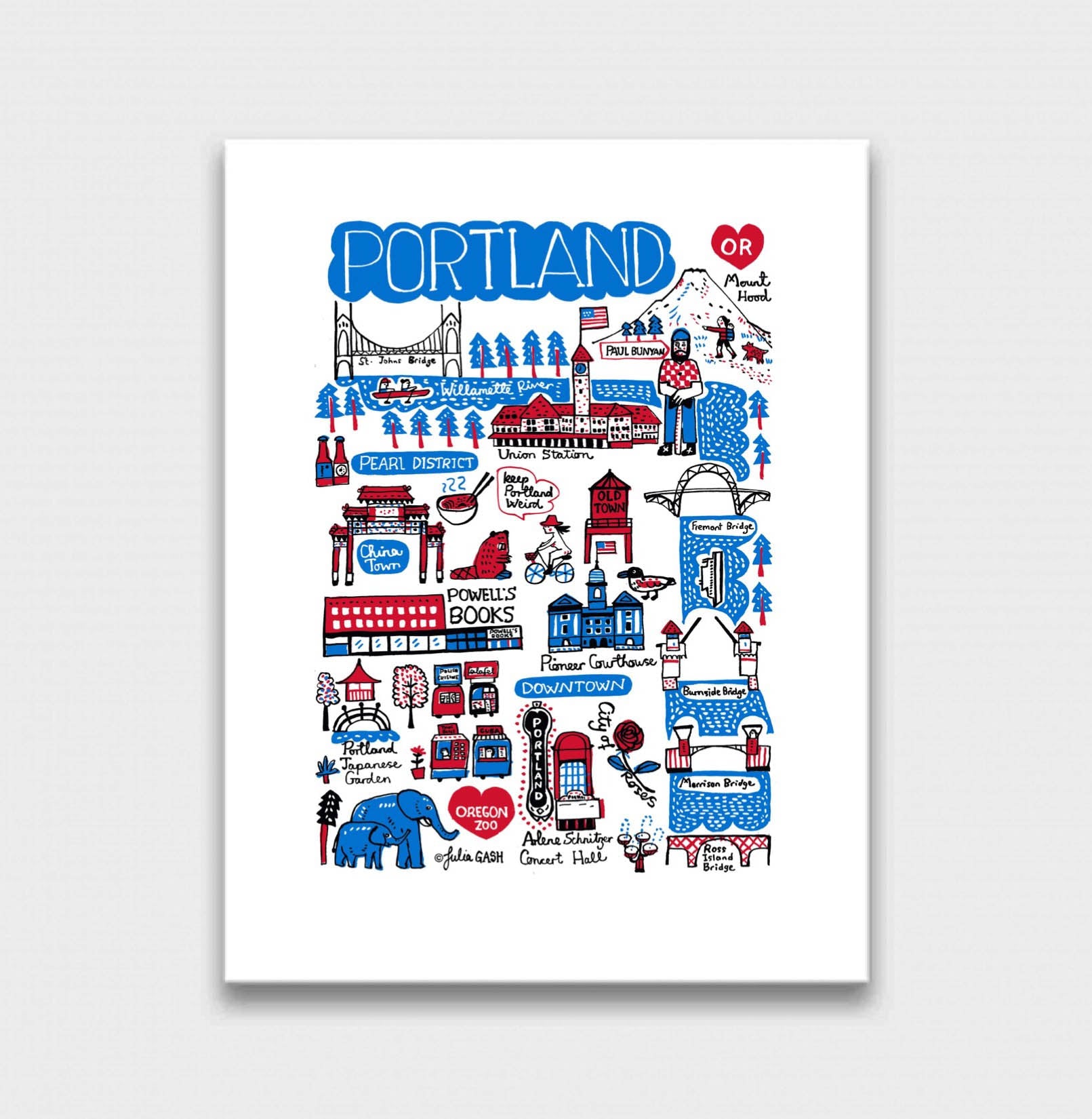 Portland Art Print - Julia Gash