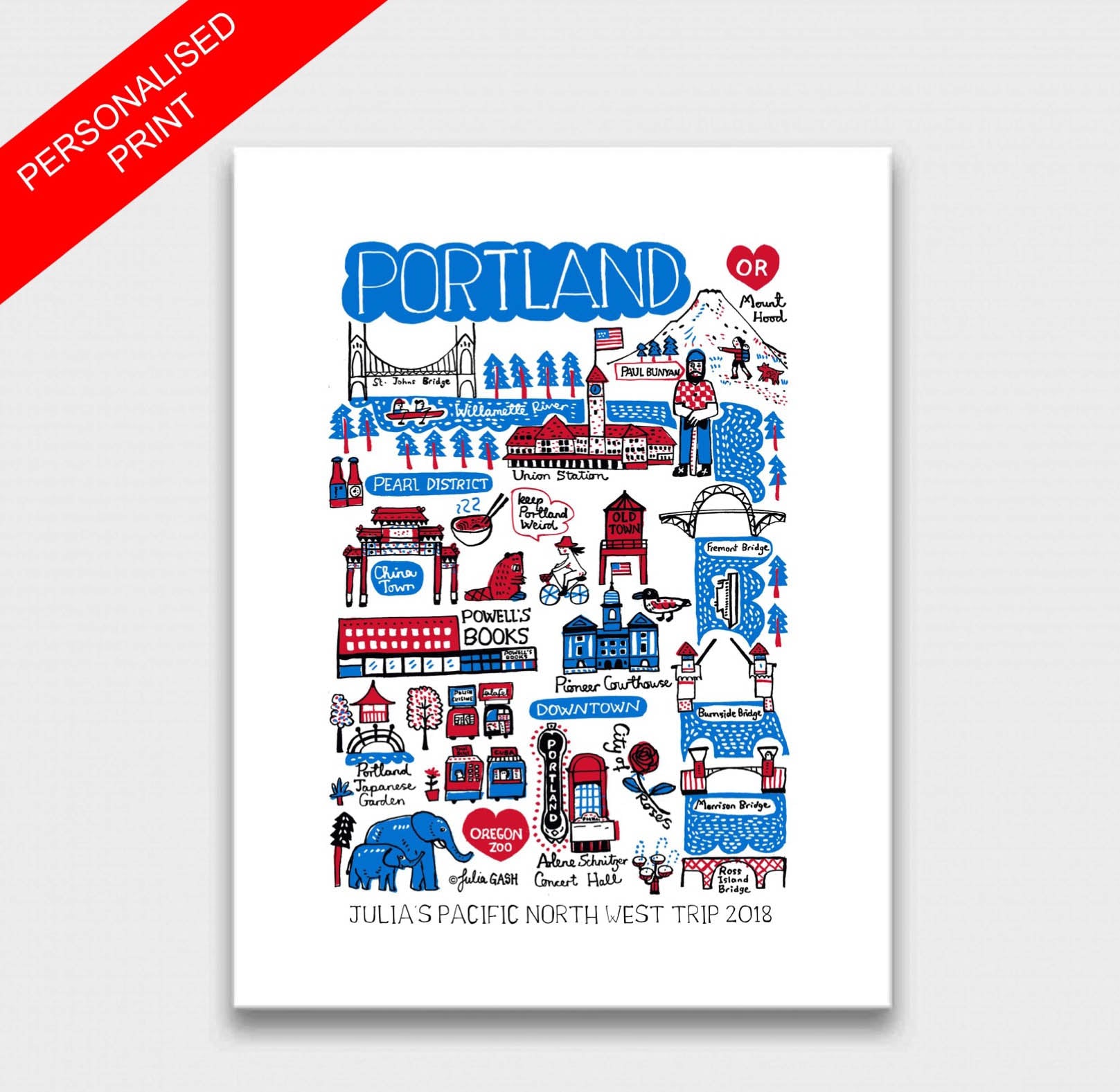 Portland Art Print - Julia Gash