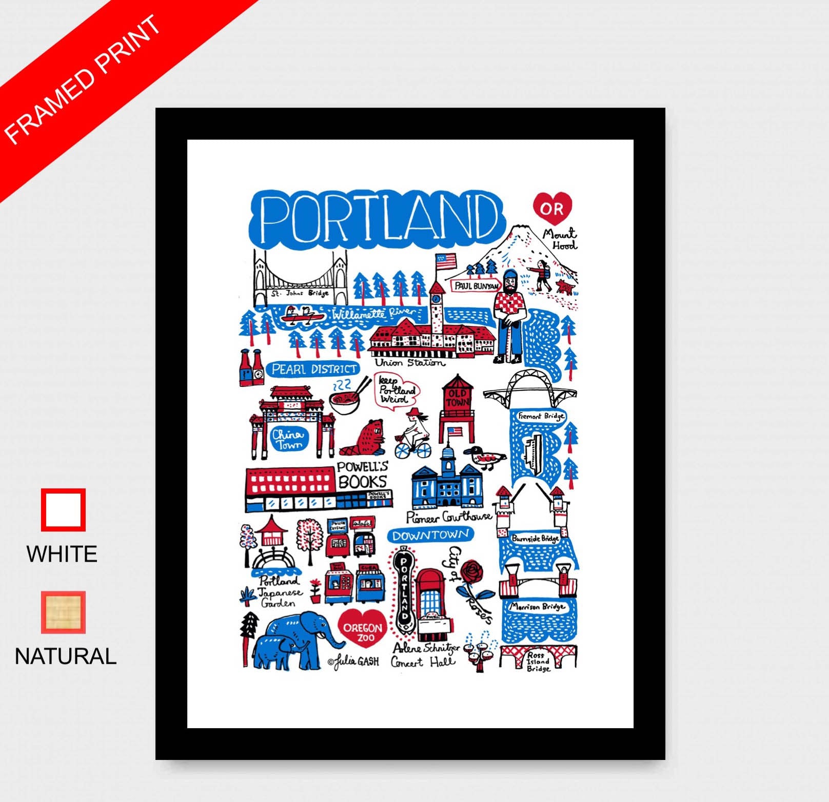 Portland Art Print - Julia Gash