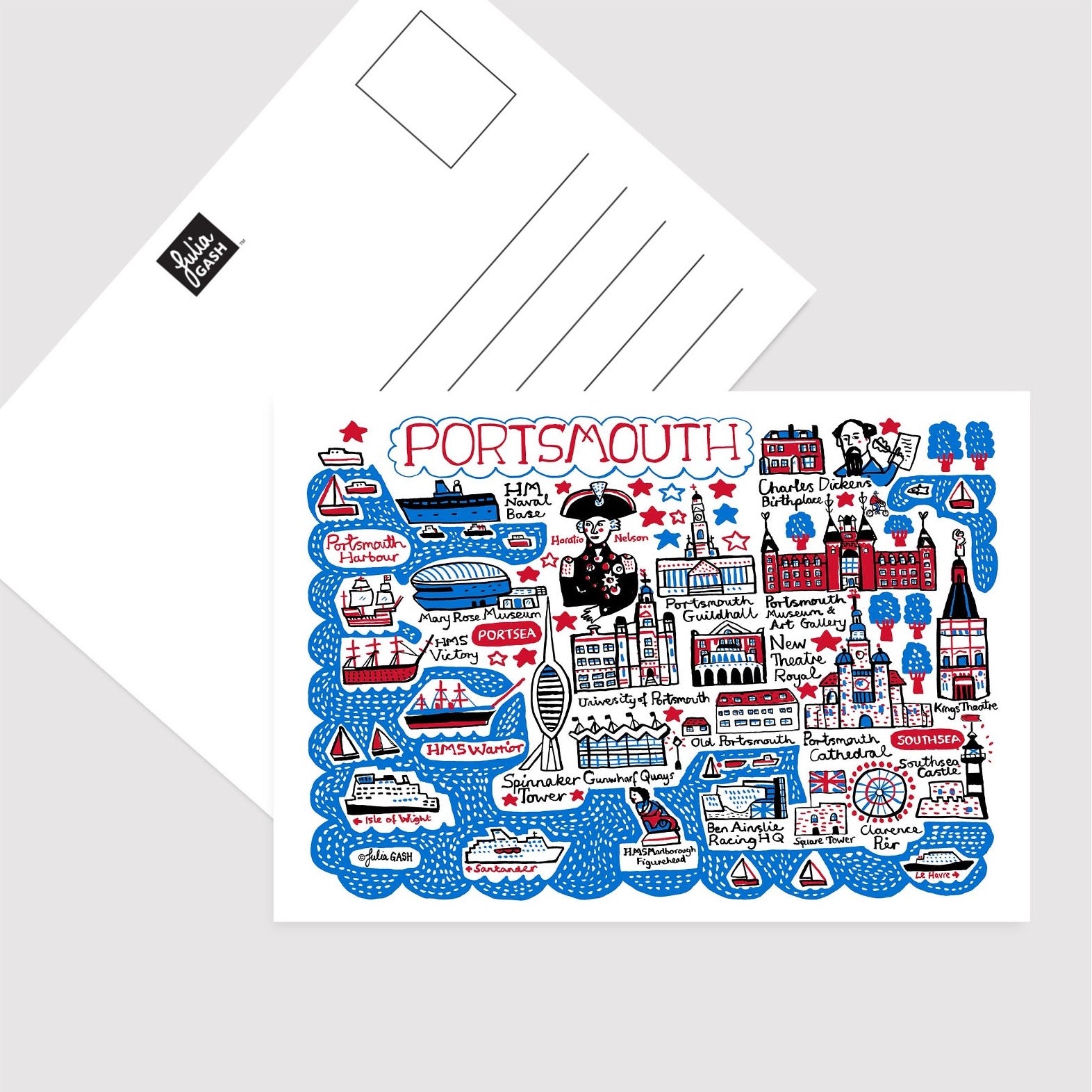 Portsmouth Postcard - Julia Gash
