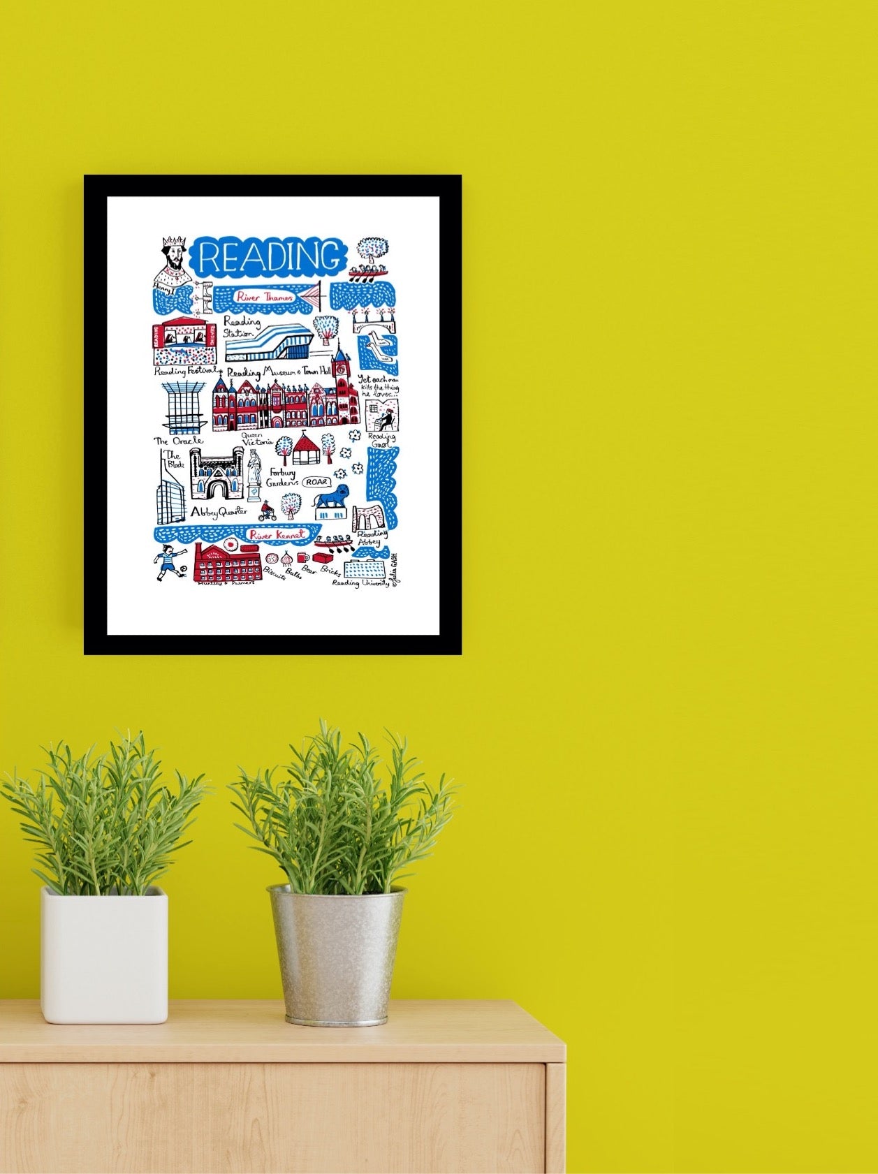 Reading Art Print - Julia Gash