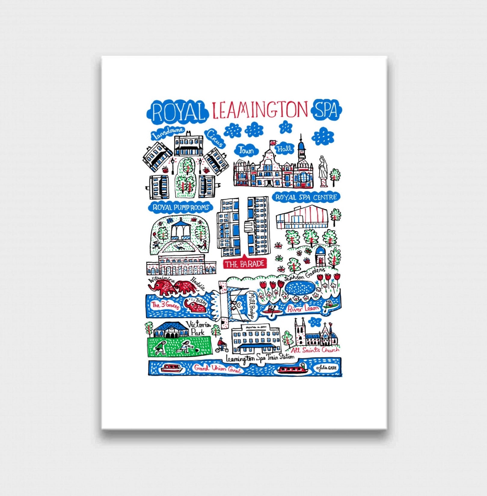 Leamington Spa Art Print - Julia Gash