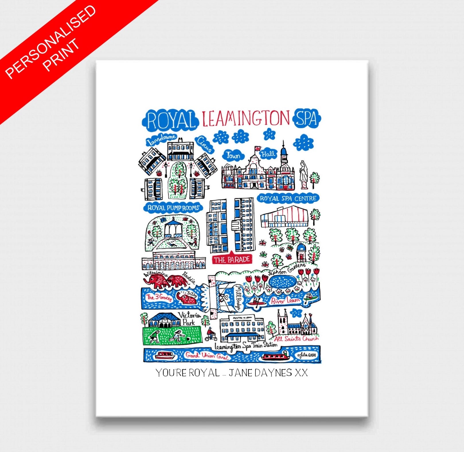 Leamington Spa Art Print - Julia Gash