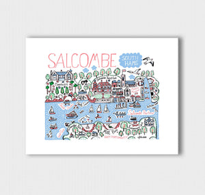 Salcombe Art Print - Julia Gash