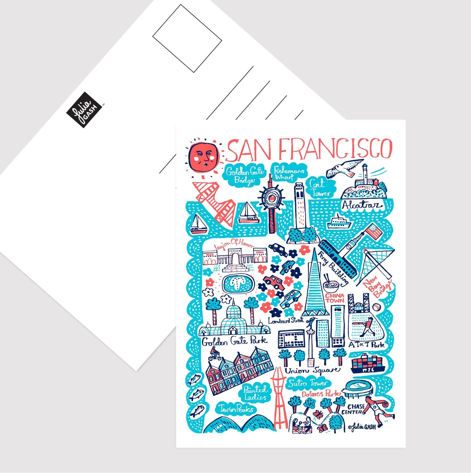San Francisco Postcard - Julia Gash