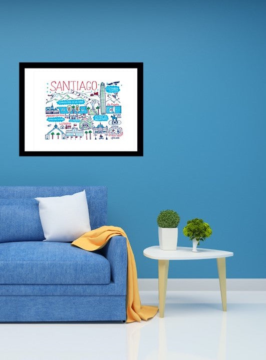Santiago Art Print - Julia Gash