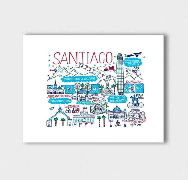 Santiago Art Print - Julia Gash