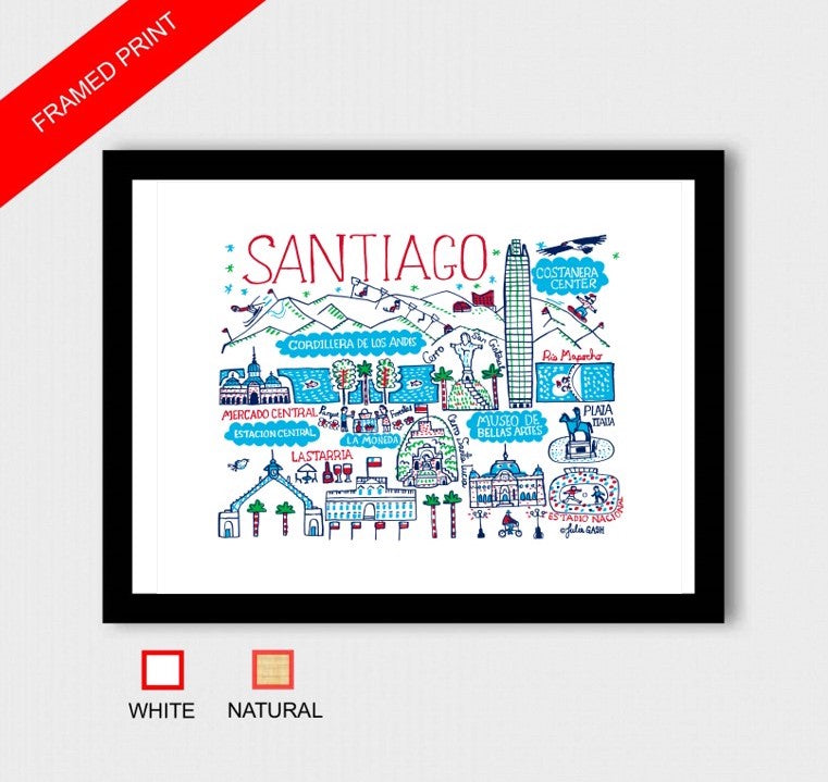 Santiago Art Print - Julia Gash