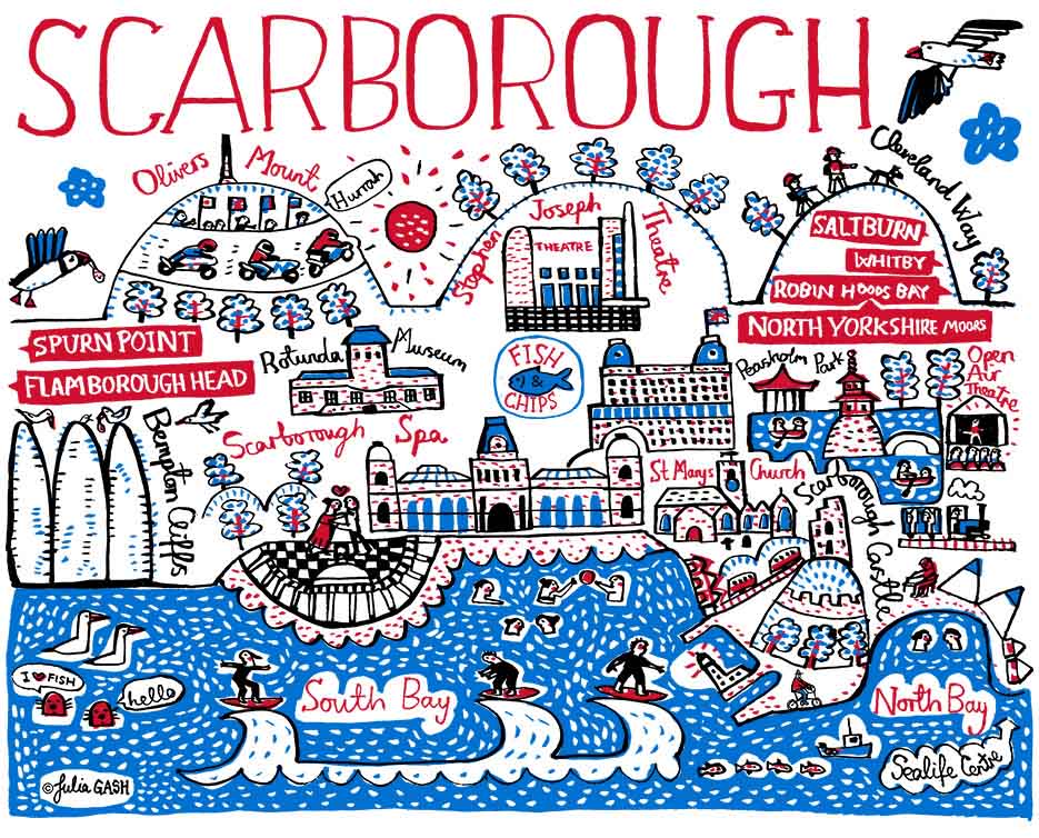 Scarborough Postcard - Julia Gash