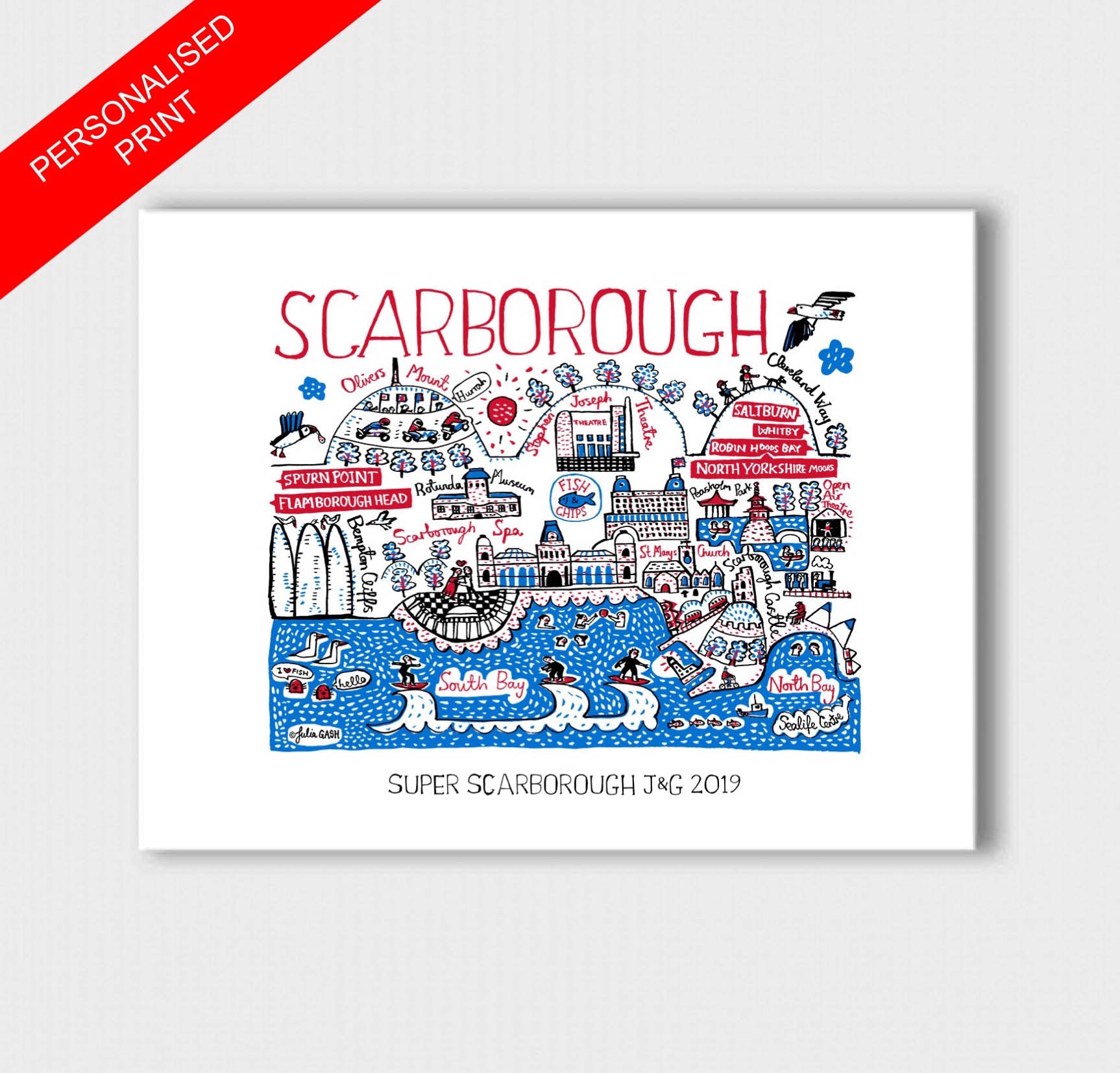 Scarborough Art Print - Julia Gash
