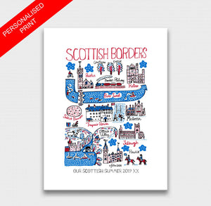 Scottish Borders Art Print - Julia Gash