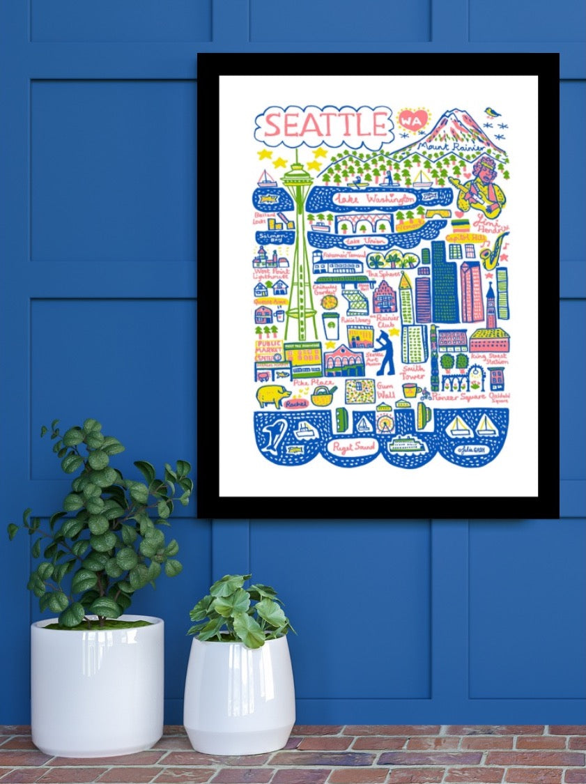 Seattle Art Print - Julia Gash