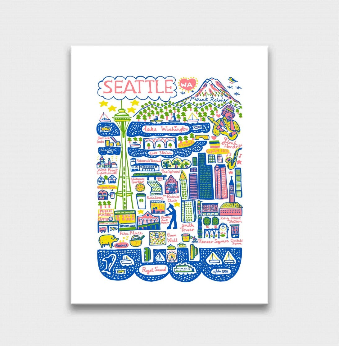 Seattle Art Print - Julia Gash