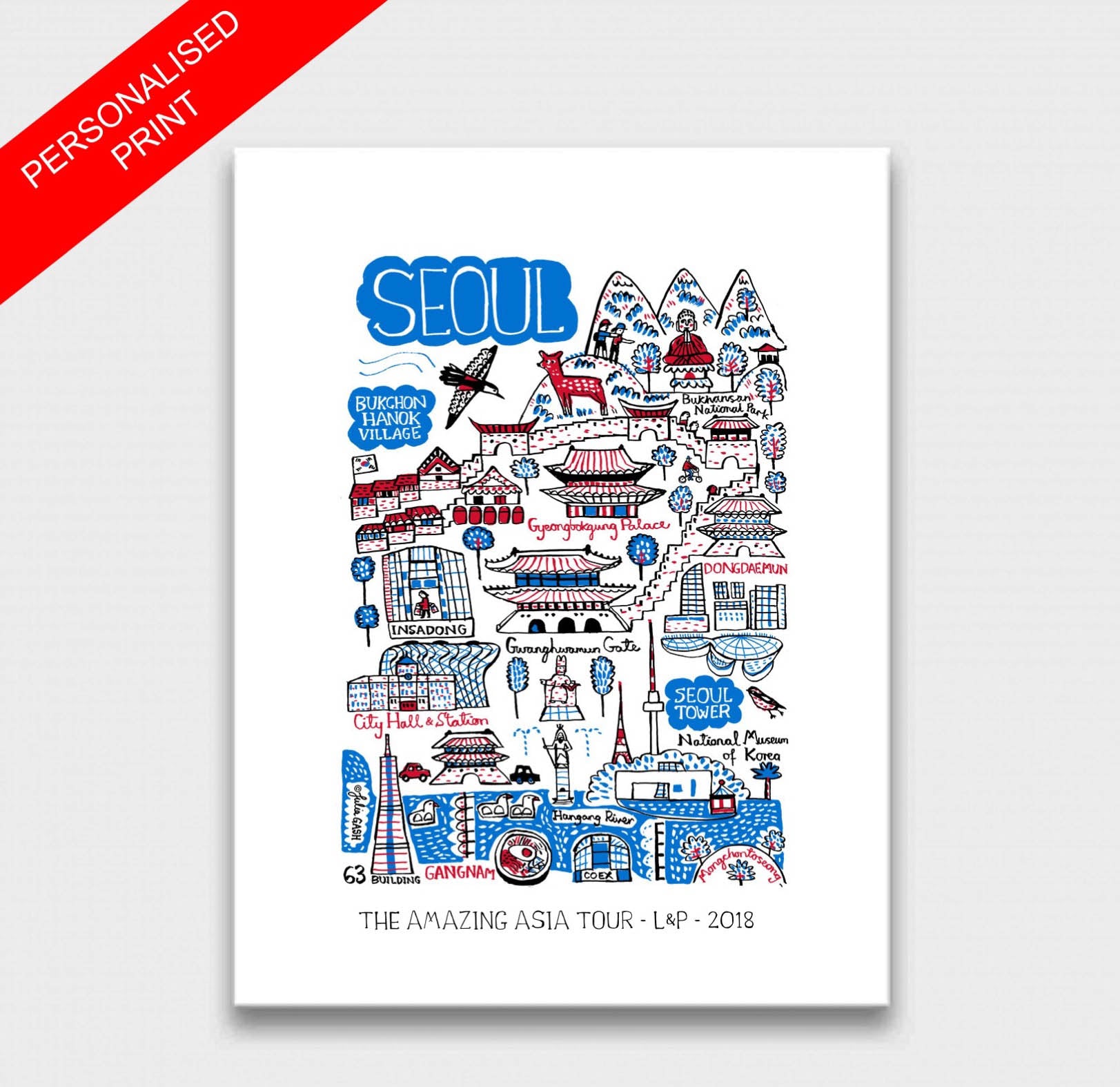 Seoul Art Print - Julia Gash