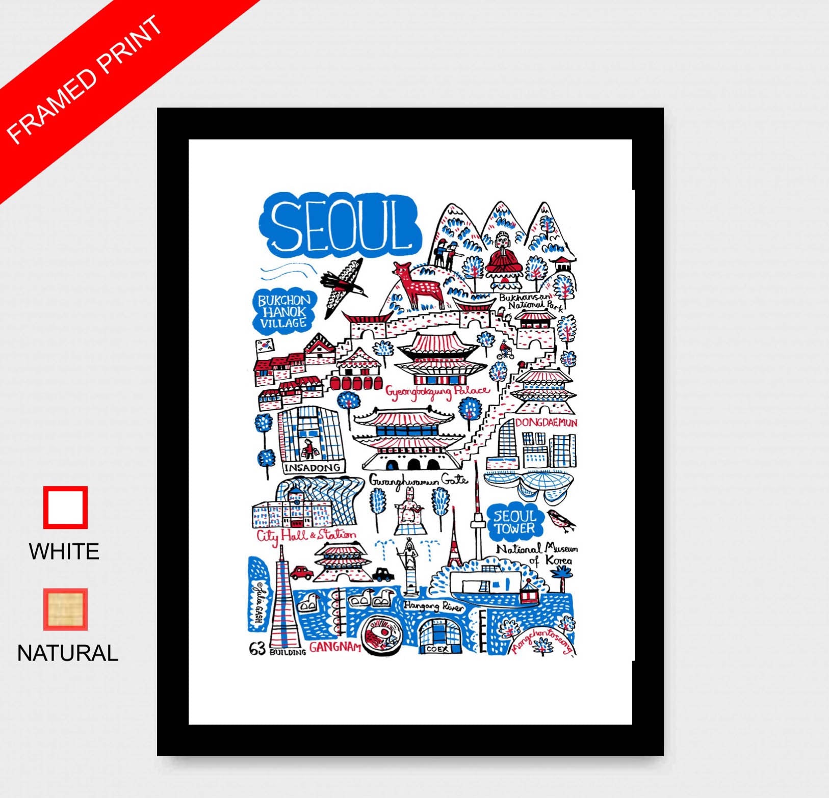 Seoul Art Print - Julia Gash