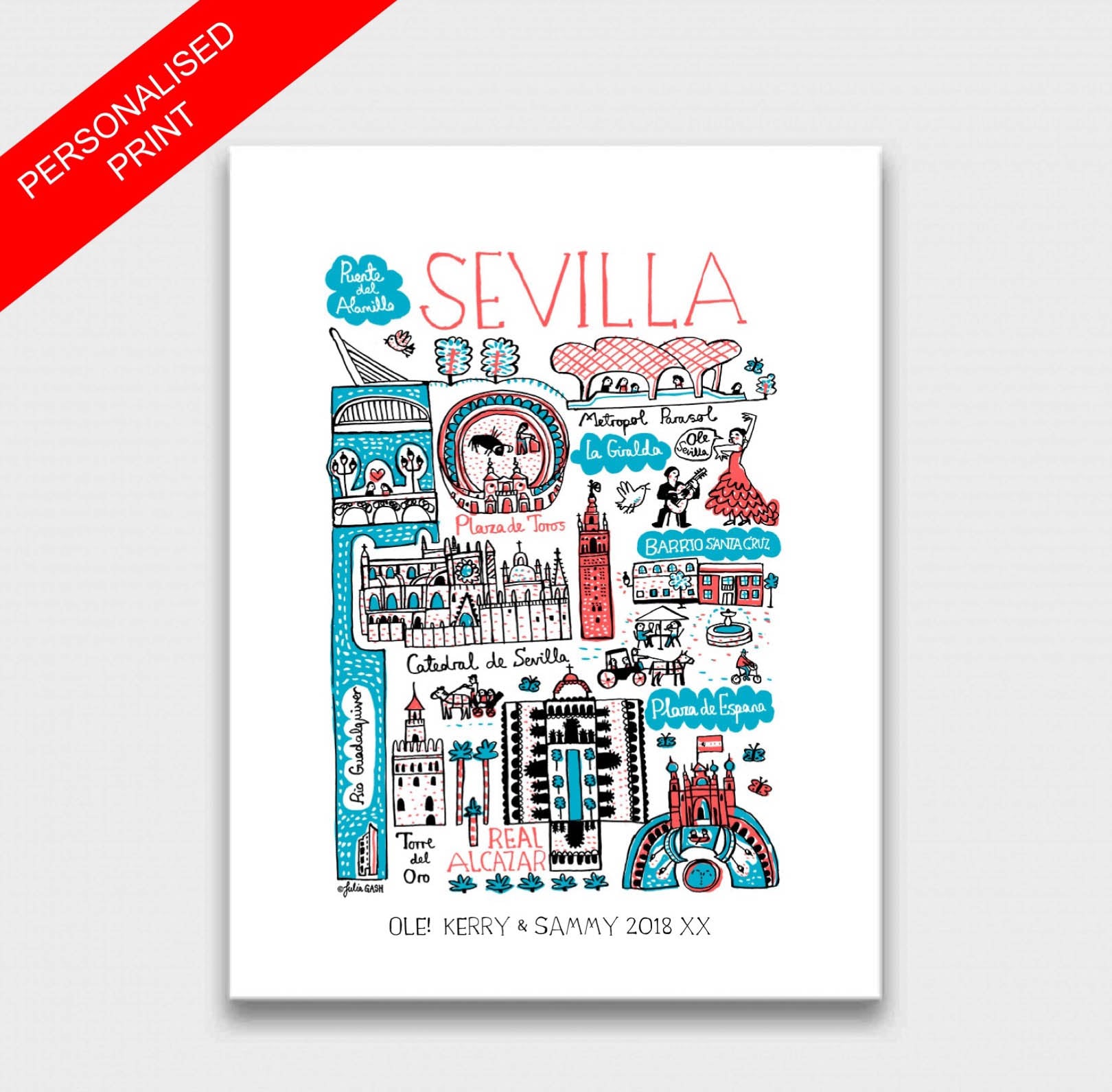 Sevilla Art Print - Julia Gash