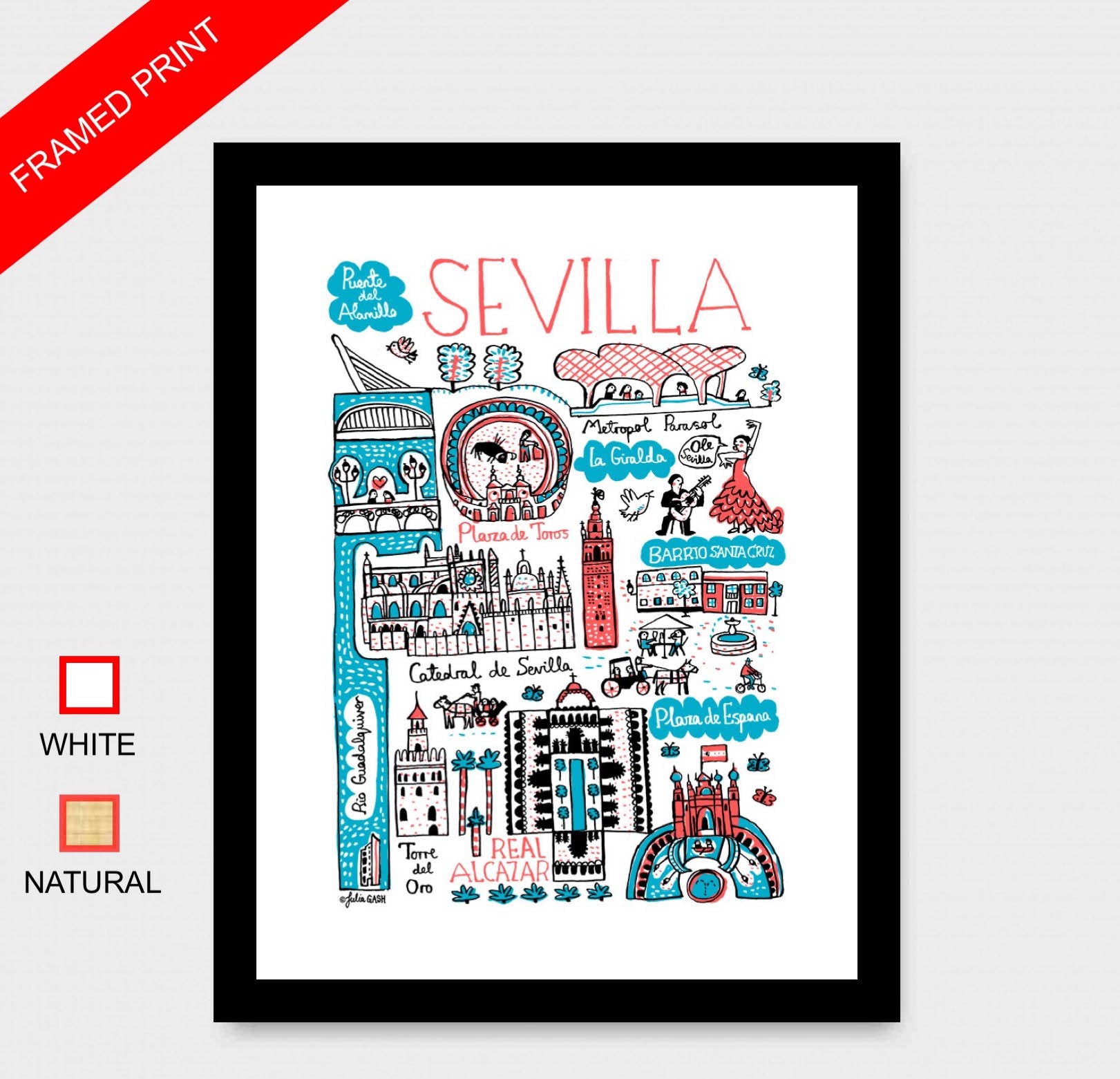 Sevilla Art Print - Julia Gash