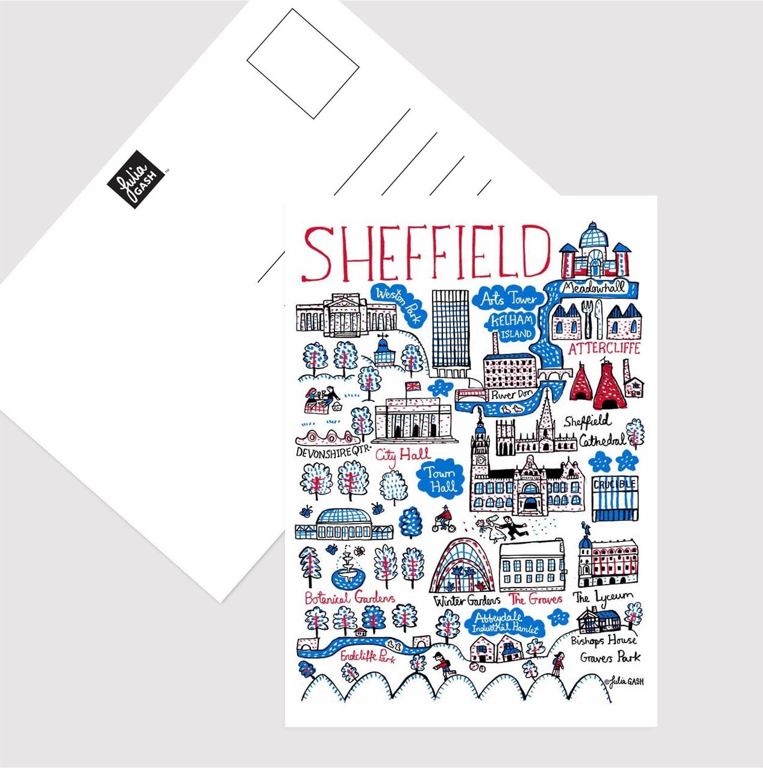 Sheffield Postcard - Julia Gash