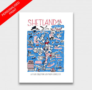 Shetland Art Print - Julia Gash