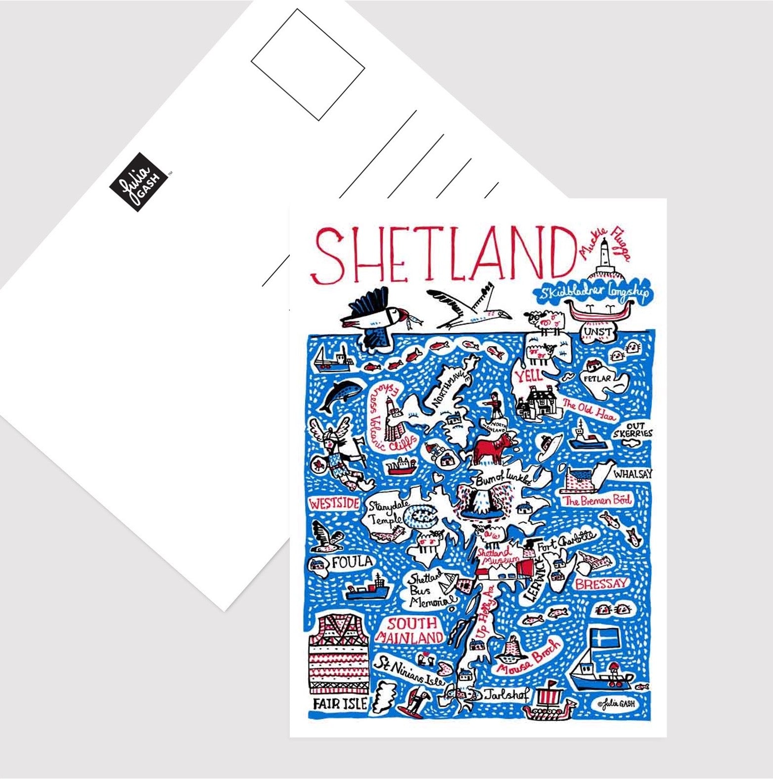 Shetland Postcard - Julia Gash