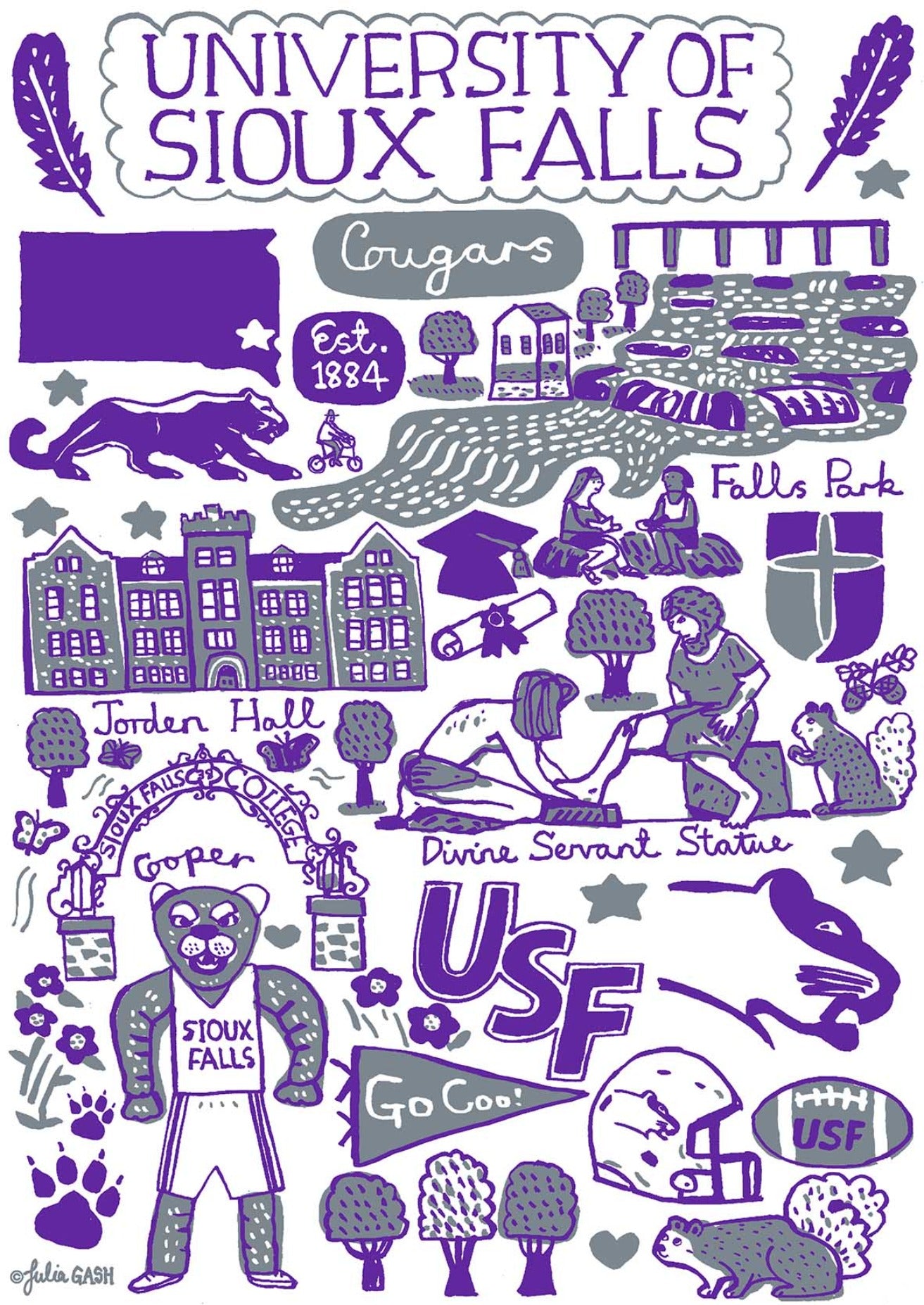 University of Sioux Falls by Julia Gash