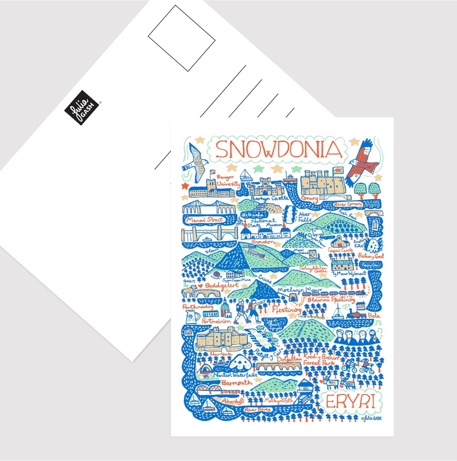 Snowdonia Postcard - Julia Gash