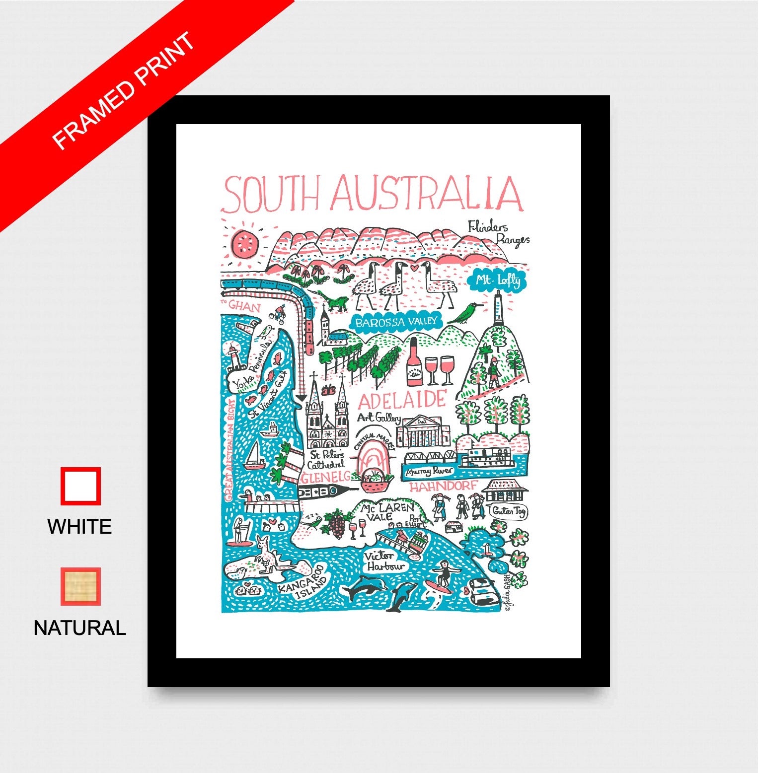 South Australia Art Print - Julia Gash