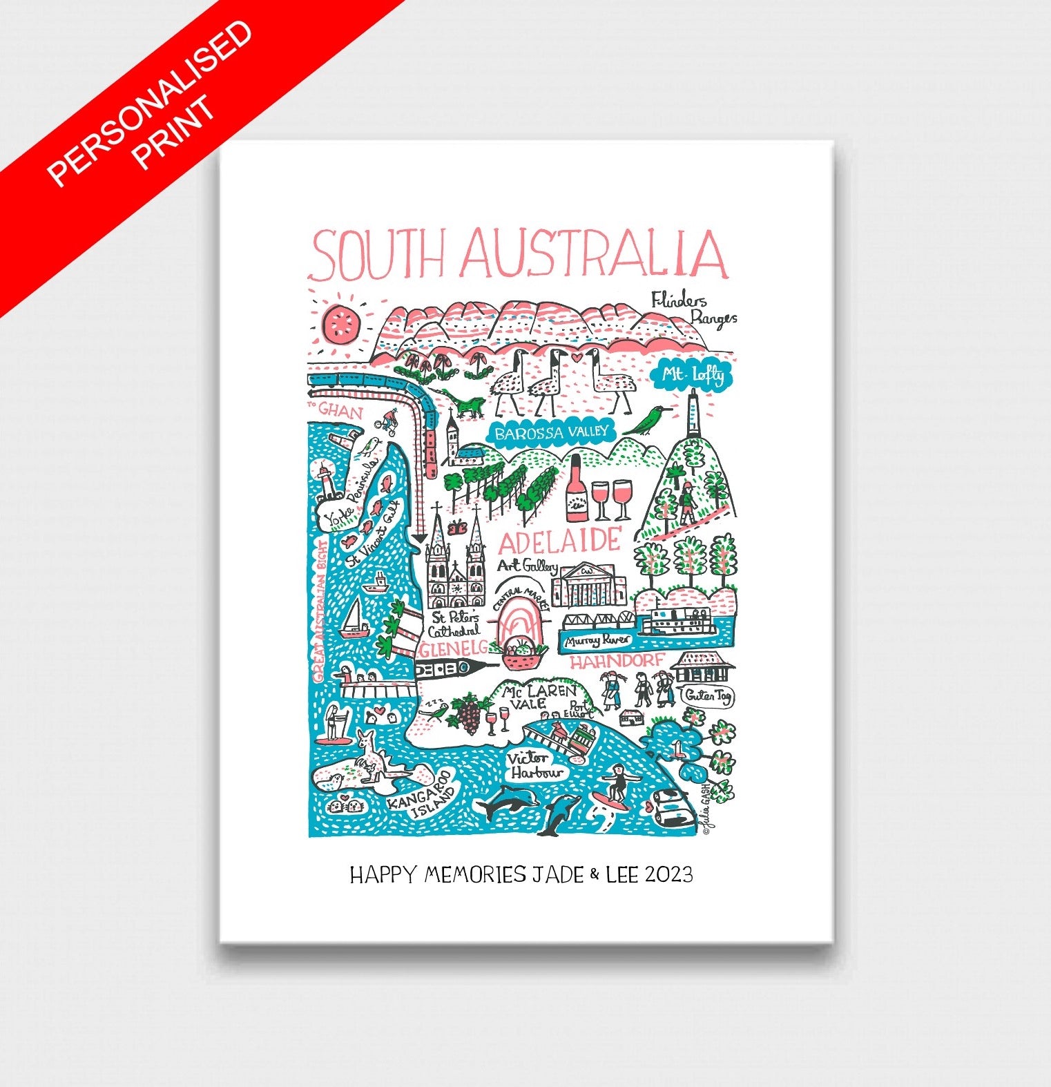 South Australia Art Print - Julia Gash